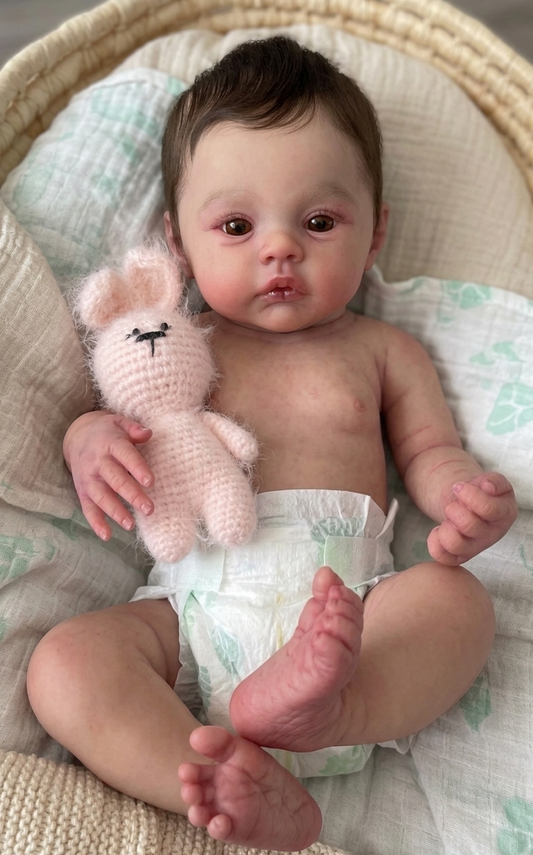 Muñeca Reborn Valentina Niña 54cm y 1.800 kg + Pack Premium