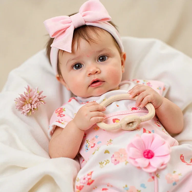 Muñeca Reborn Realista Lorena niña 44cm y 1.600kg + Pack Premium
